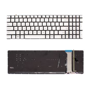 Asus N551 G551 G741 G771 keyboard Backlit Silver