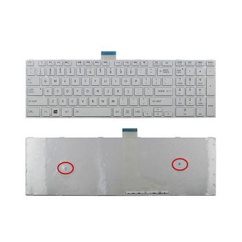 Toshiba Satellite C50-A C55 Keyboard White