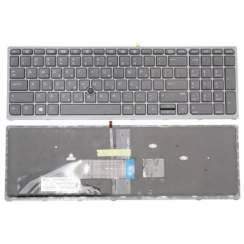 HP ZBook 15 G3 keyboard Backlit with Pointer GR