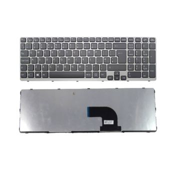 Sony Vaio SVE15 keyboard silver frame