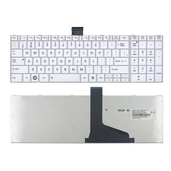 Toshiba Satellite L850 L855 L870 L875 keyboard white